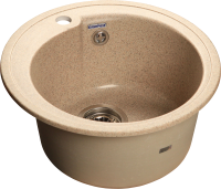 Кухонная мойка GranFest Rorndo 450, R-450 песочный